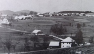 Chlum, 1945, pohled na sídlo z jihovýchodu  zdroj: www.zanikleobce.cz