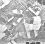 Historický letecký snímek, 1947  (Zdroj: VGHMÚř Dobruška)